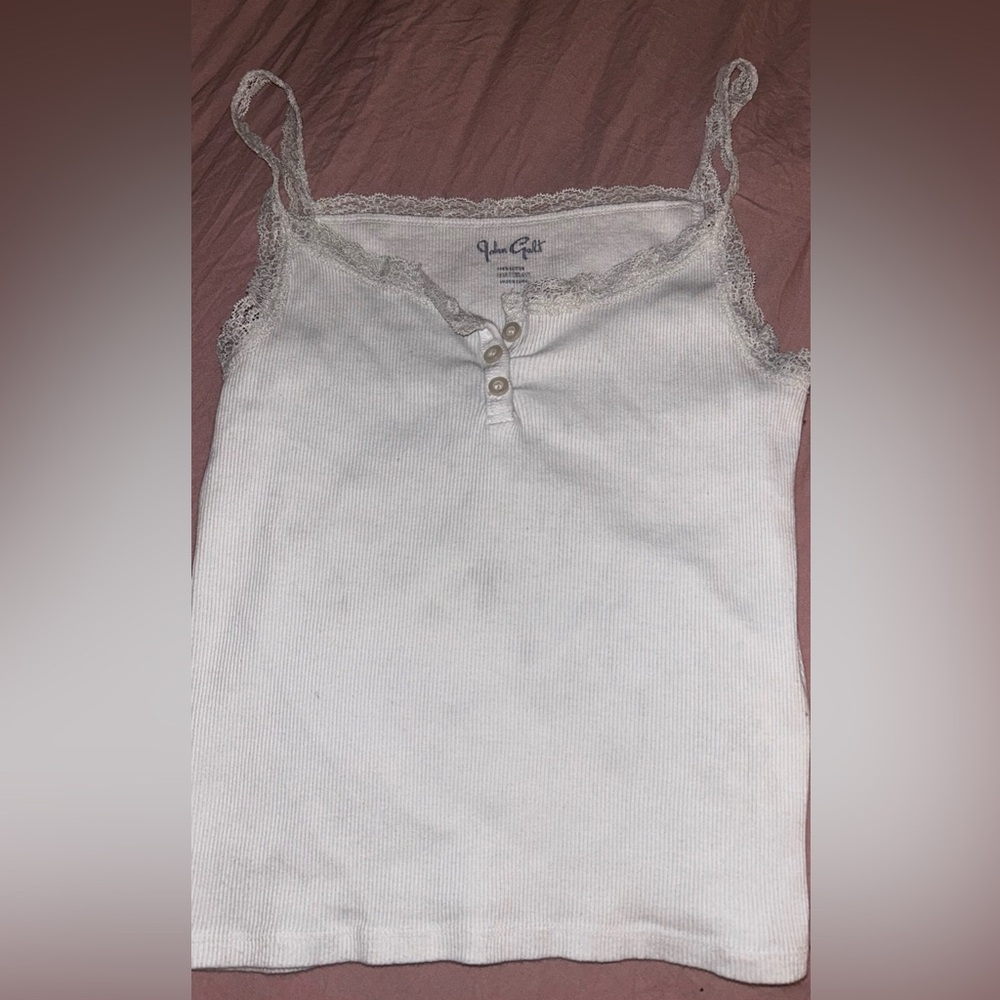 White John Galt tank top